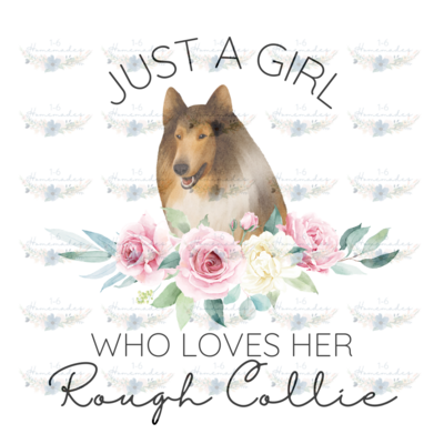 Digital PNG File - Who Loves Her Rough Collie
