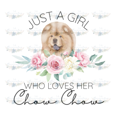 Digital PNG File - Who Loves Her Chow Chow