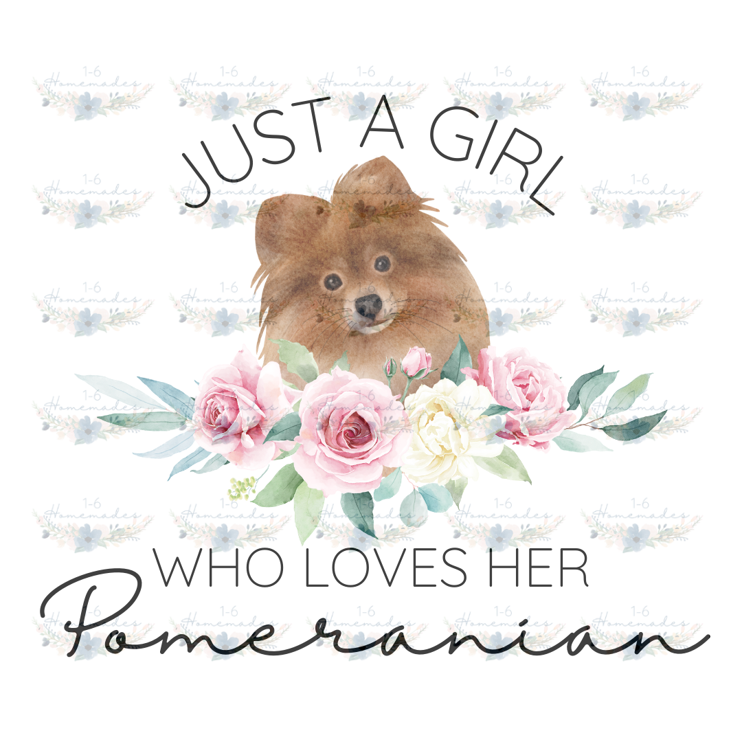 Digital PNG File - Who Loves Her Pomeranian