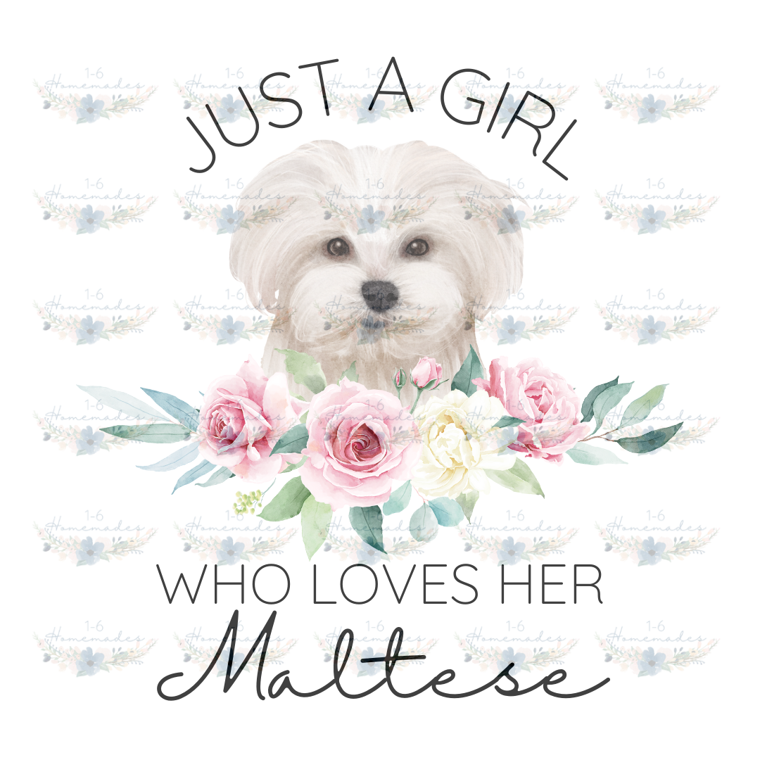 Digital PNG File - Who Loves Her Maltese