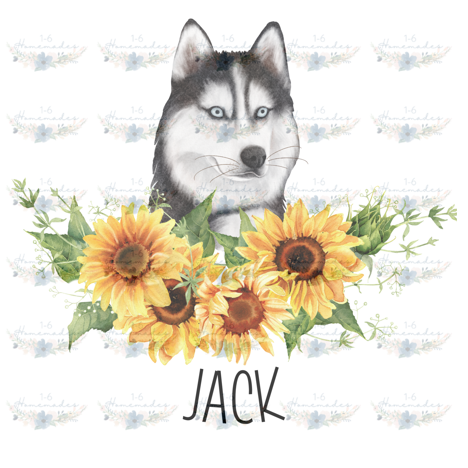 Digital PNG File -Husky