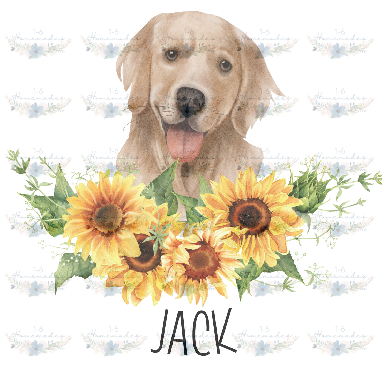 Digital PNG File -Golden Retriever
