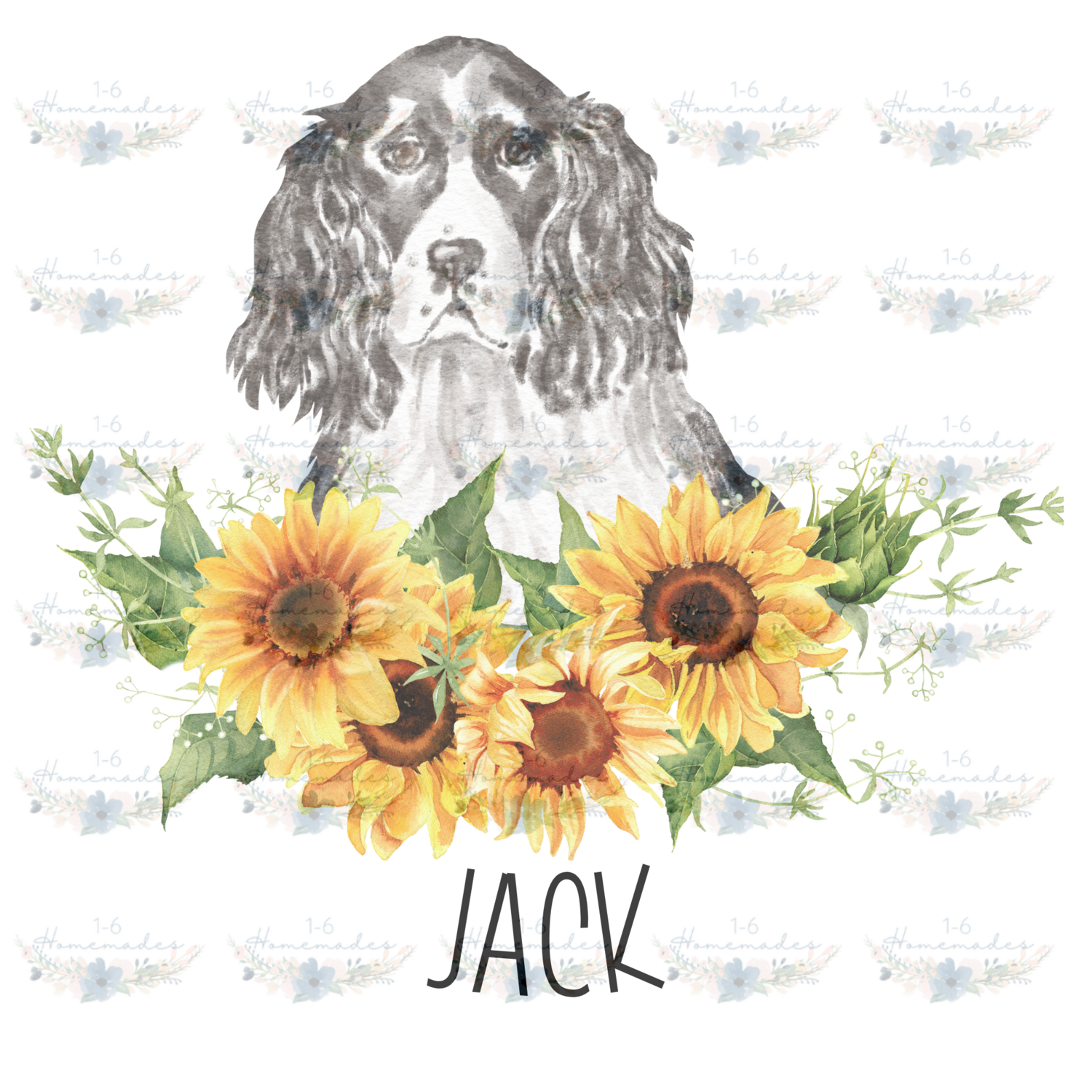 Digital PNG File -Springer Spaniel