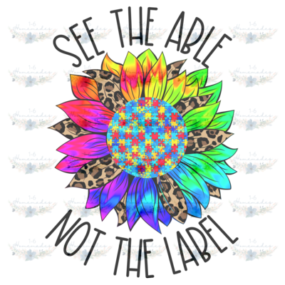 Digital PNG File - Autism See The Able