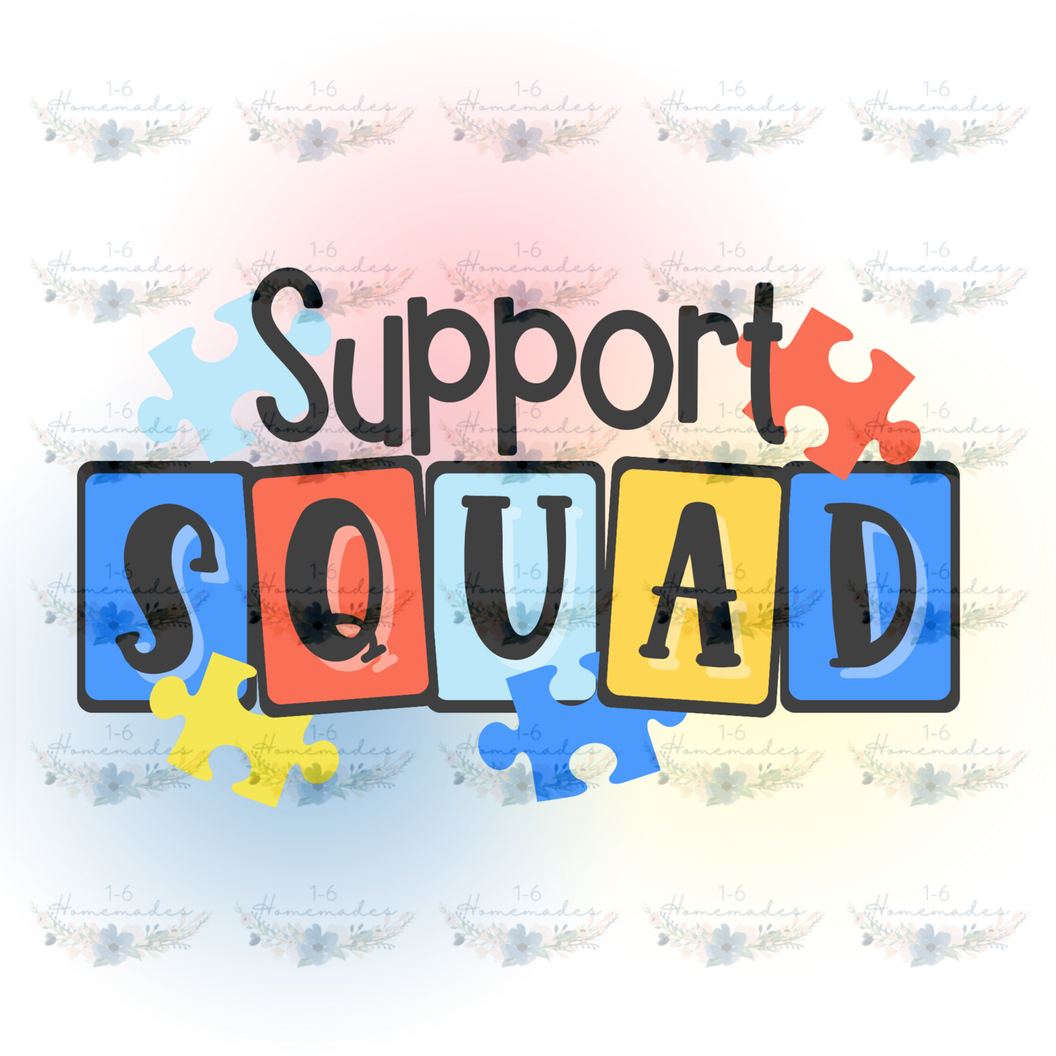 Digital PNG File - Autism Support Squad