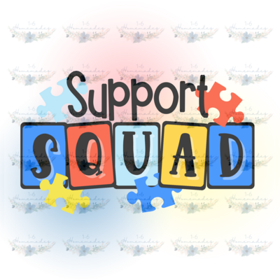 Digital PNG File - Autism Support Squad