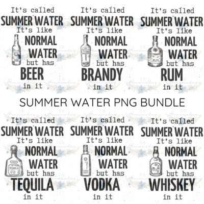 Digital PNG File - Summer Water Bundle