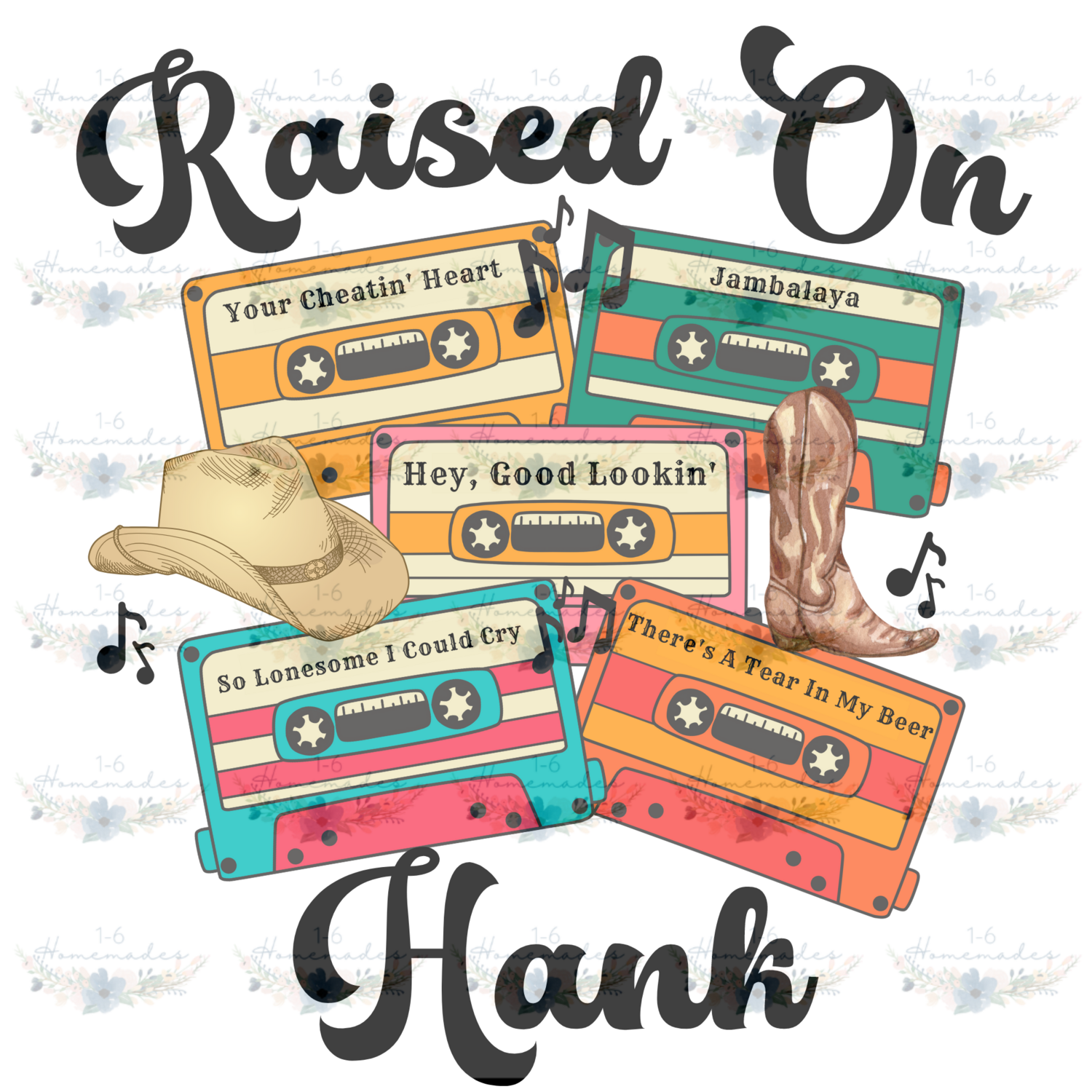 Digital PNG File - Raised On Hank