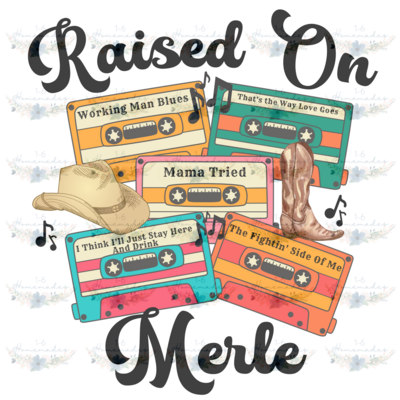 Digital PNG File - Raised On Merle
