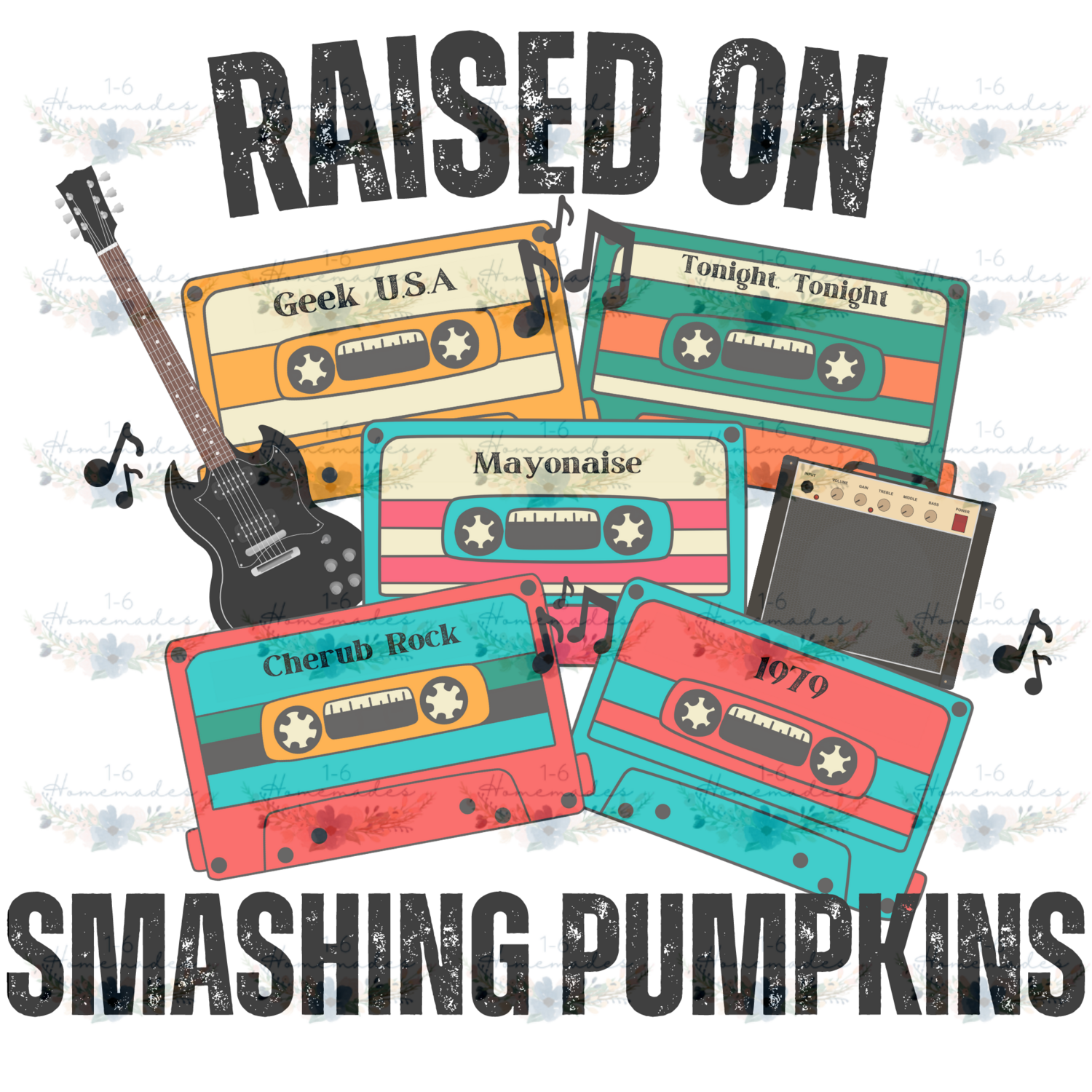Digital PNG File - Raised On Smashing Pumpkins
