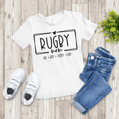 Rugby Mom Heart