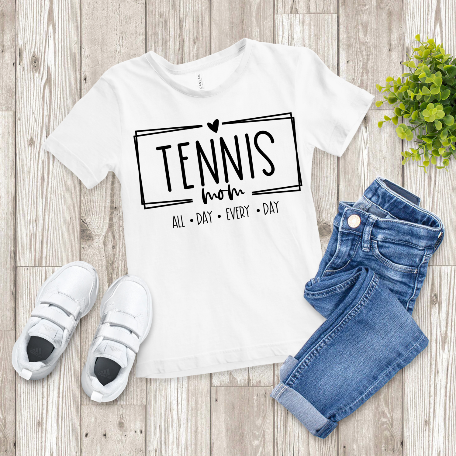 Tennis Mom Heart