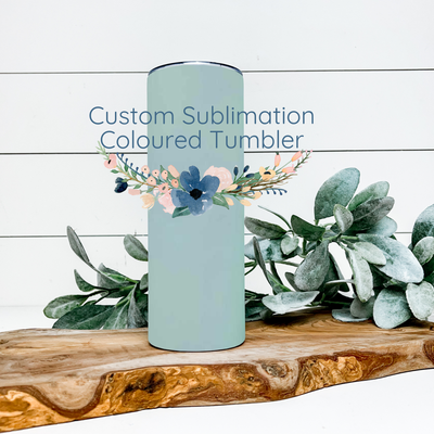 Custom Coloured Sublimation Tumbler