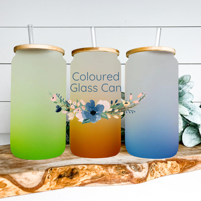 Custom Coloured Glass Can