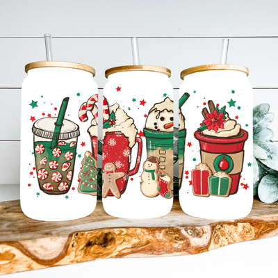 Christmas Glass Can