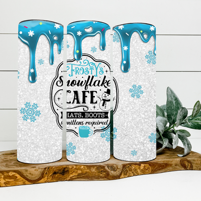 Frosty&#39;s Snowflake Cafe Tumbler