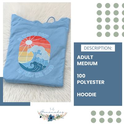 In Oceans Deep Hoodie - Adult Medium