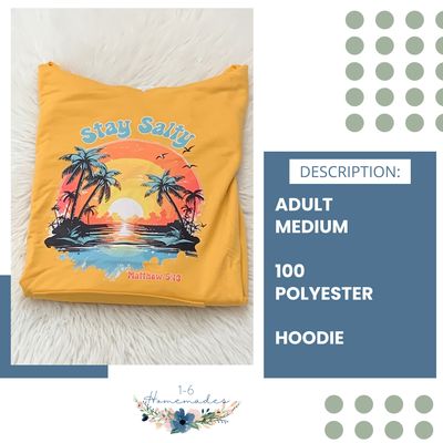 Stay Salty Hoodie - Adult Medium