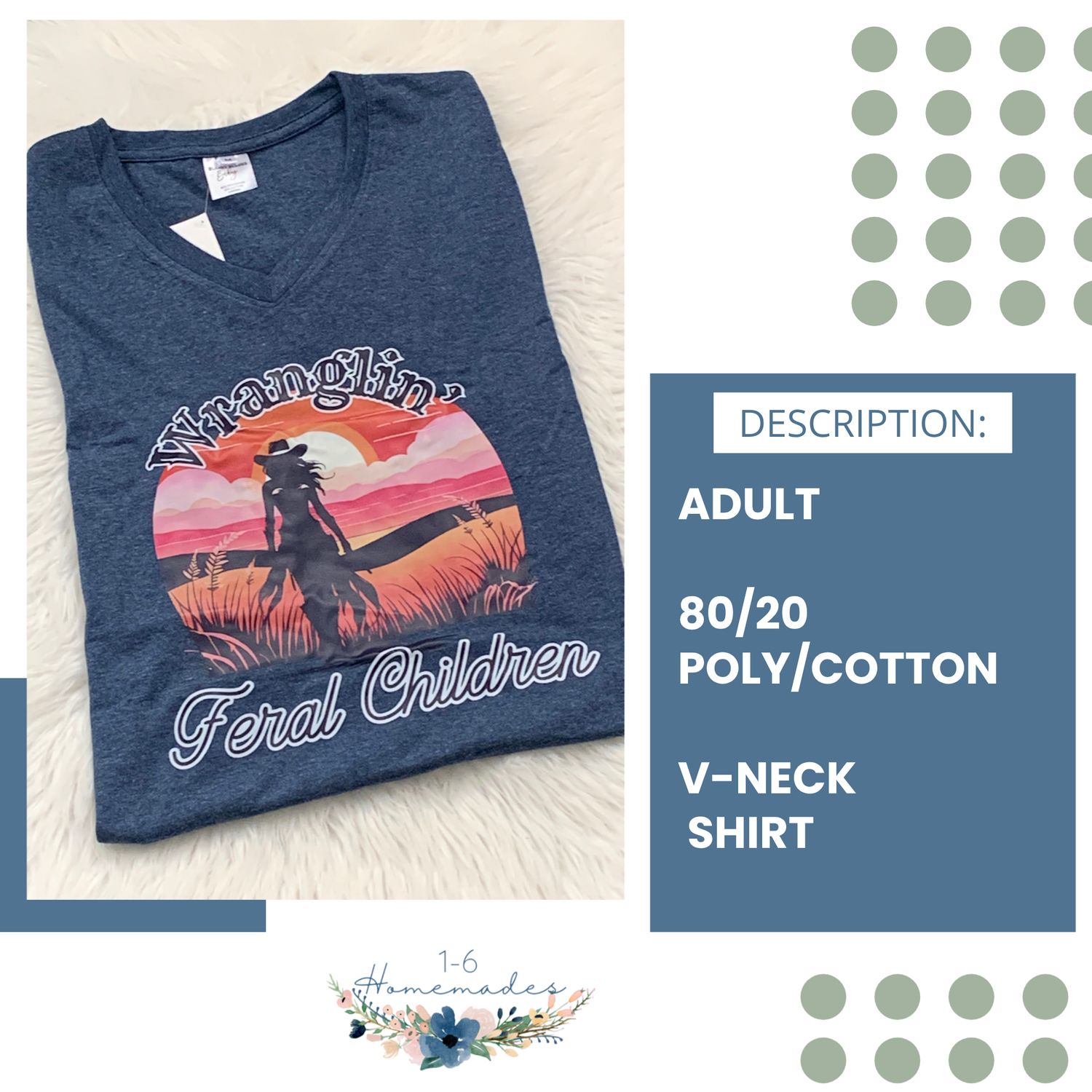 Feral Children V-neck - Adult