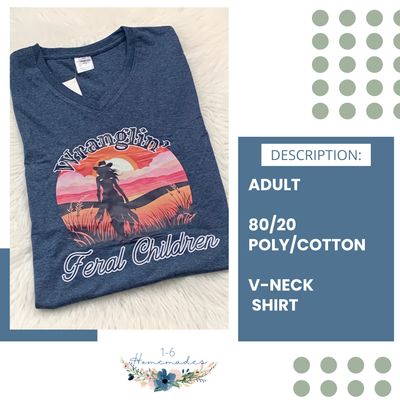 Feral Children V-neck - Adult