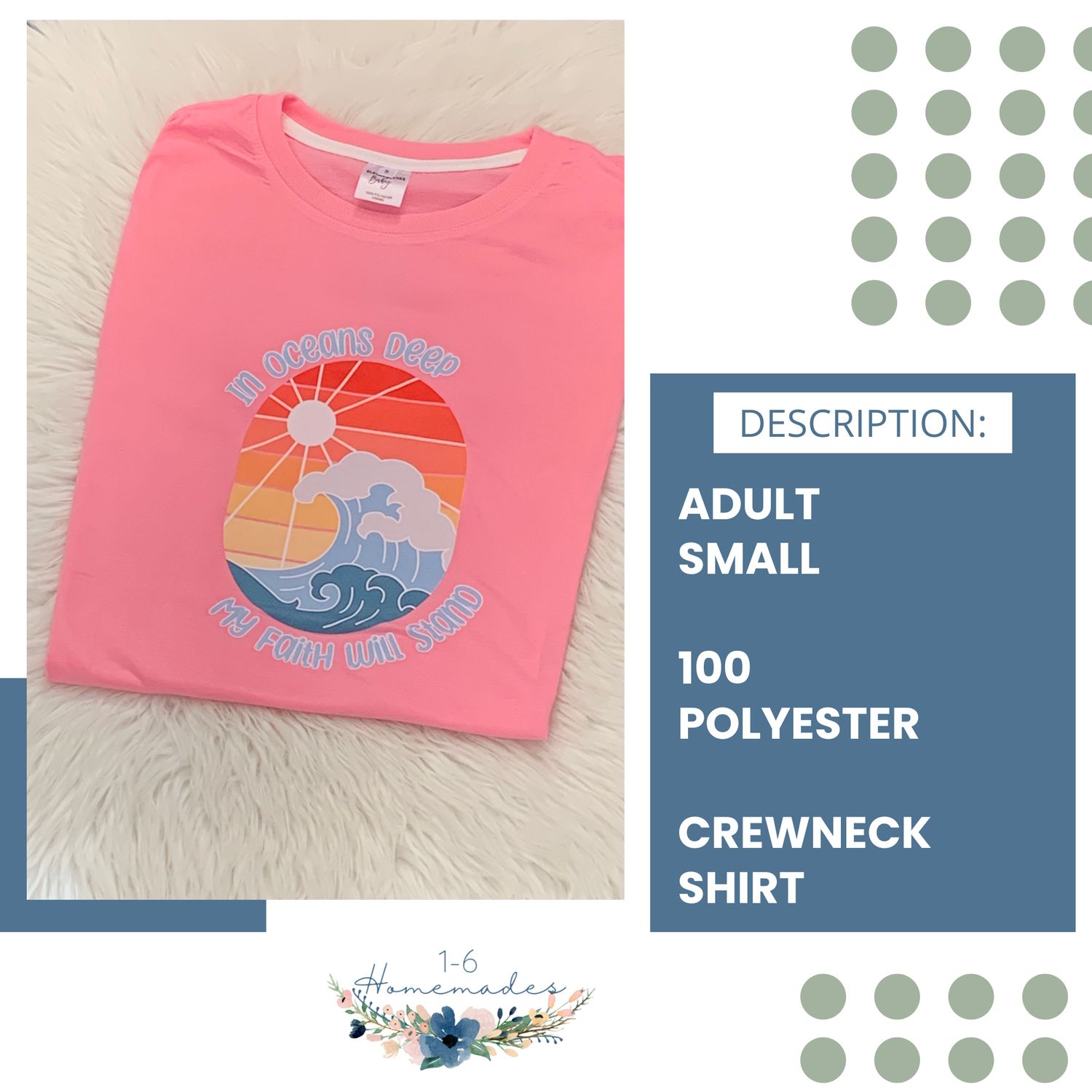 Oceans Deep Crewneck - Adult Small