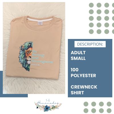 Be Strong and Courageous Crewneck - Adult Small