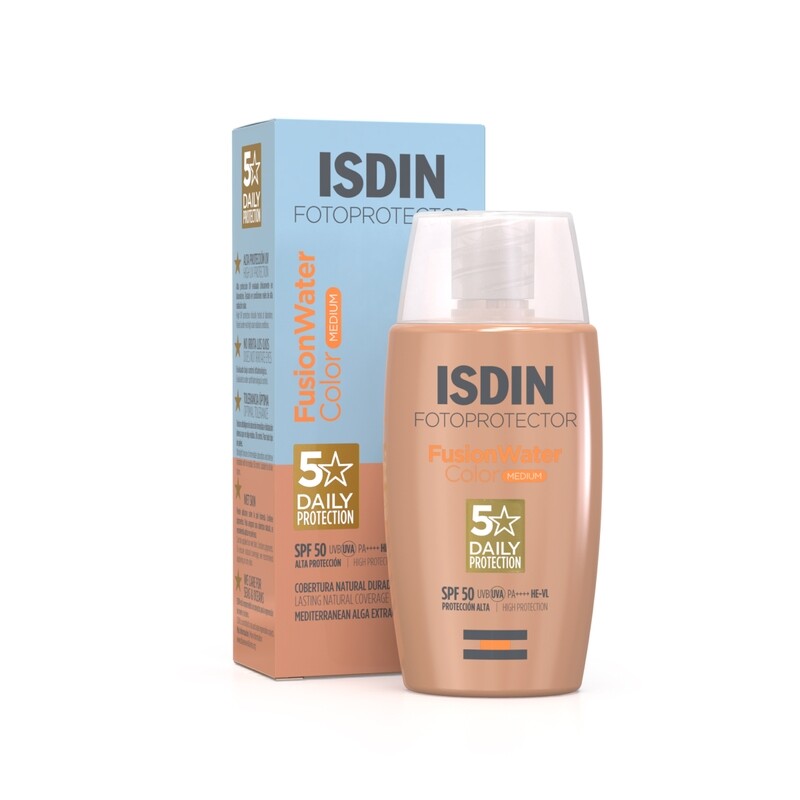 Fotoprotector ISDIN Fusion Water Color Medium SPF 50