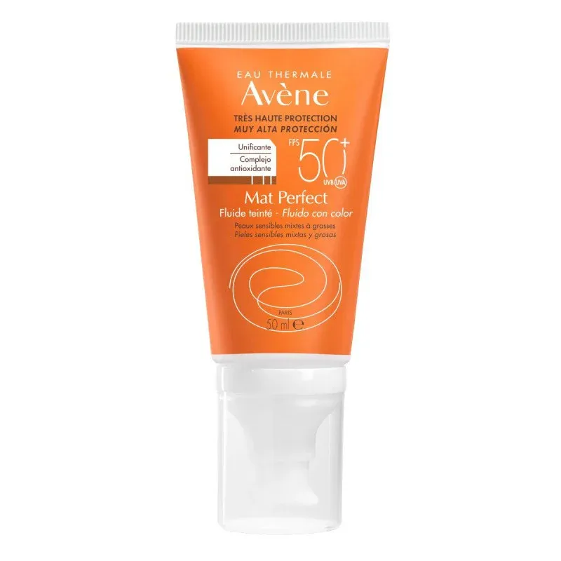 Avene Protector Solar Mat Perfect Fluido con color