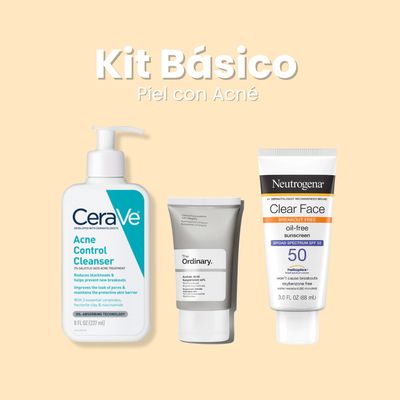 Kit para pieles con acné