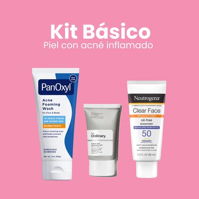 Kit Básico Piel con acné inflamado