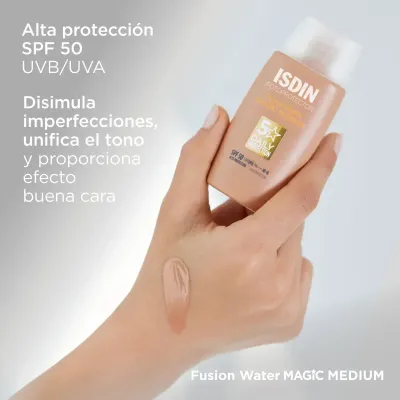 ISDIN Fotoprotector Fusion Water Magic Color Medium SPF 50