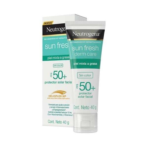 NEUTROGENA- Sun Fresh Derm Care FPS 50+ SIN COLOR