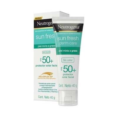 NEUTROGENA- Sun Fresh Derm Care FPS 50+ SIN COLOR