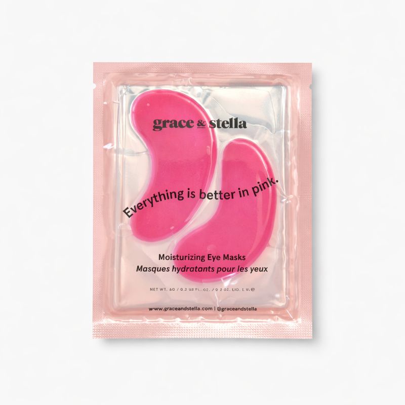 Moisturizing Pink Eye Masks - Parches para ojos