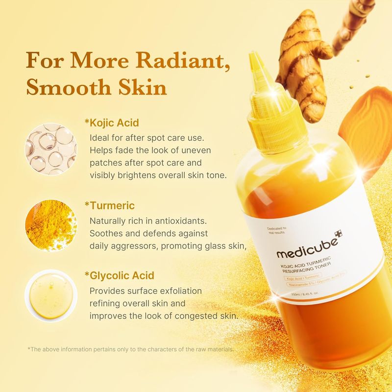 MEDICUBE - Kojic Acid Turmeric Resurfacing Toner