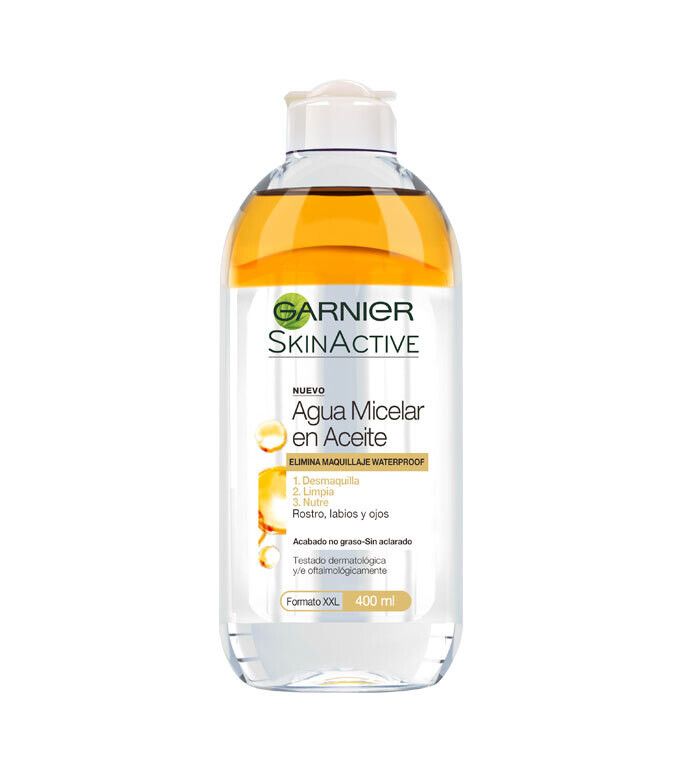 Agua micelar bifásica garnier 400ml