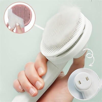 Cat Brush Pet Comb Hair Removes Dog Hair Comb For Cat Dog Grooming Hair Cleaner Cleaning Beauty Slicker Brush Pet Supplies