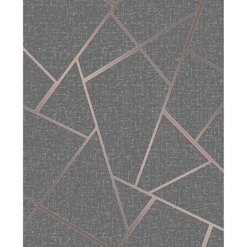 Quartz Fractal in Grey / Copper