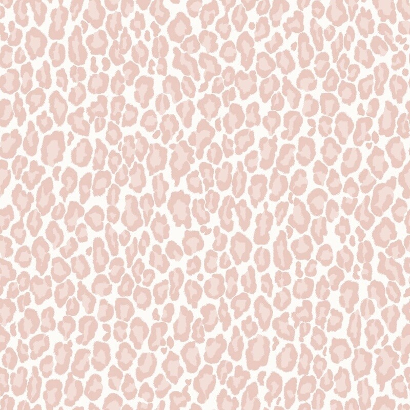 Soft Pink Leopard Wallpaper