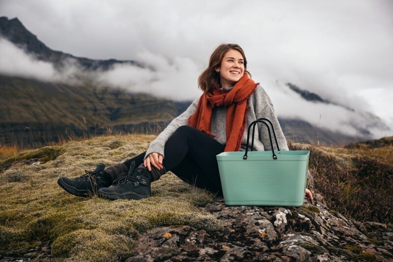 Large Olive Hinza Bag