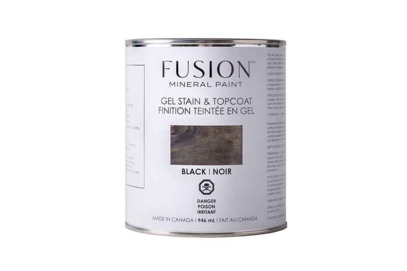 Gel Stain and Topcoat - Black
