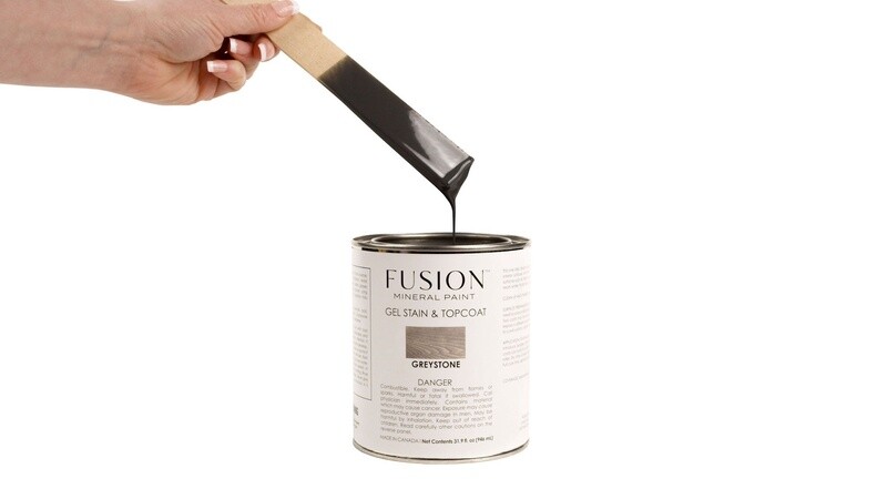 Gel Stain and Topcoat - Greystone