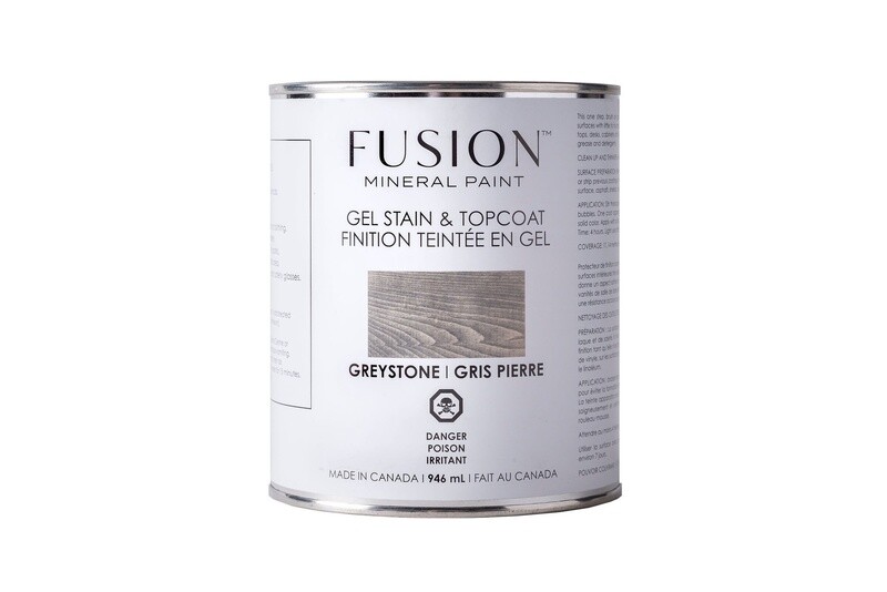 Gel Stain and Topcoat - Greystone