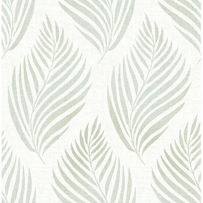 PATRICE GREEN LINEN LEAF