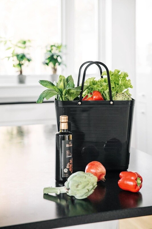 Tall Black Hinza Bag