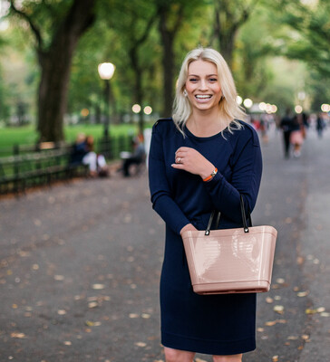 Small Nougat Hinza Bag