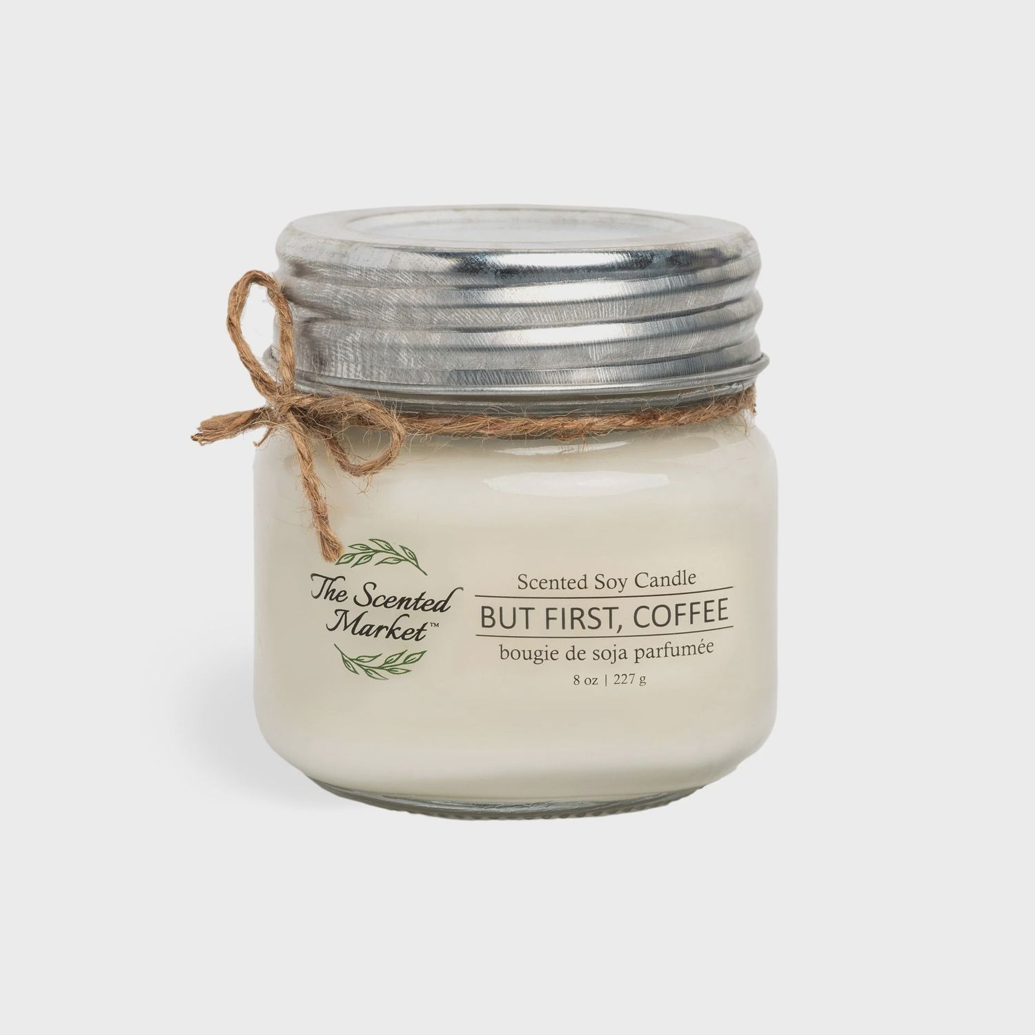 BUT FIRST, COFFEE Soy Wax Candle, Size: 8 oz