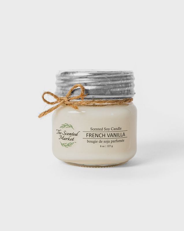 FRENCH VANILLA Soy Wax Candle, Size: 8 oz