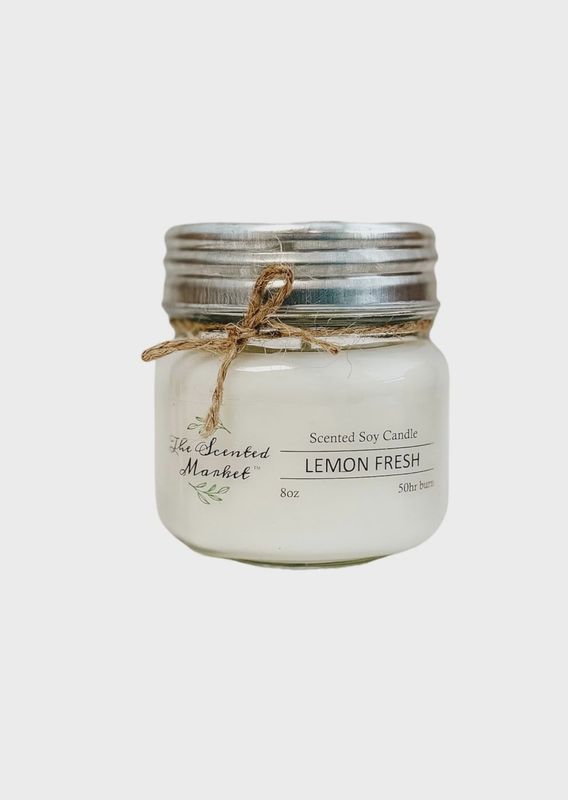 LEMON FRESH, Soy Wax Candle