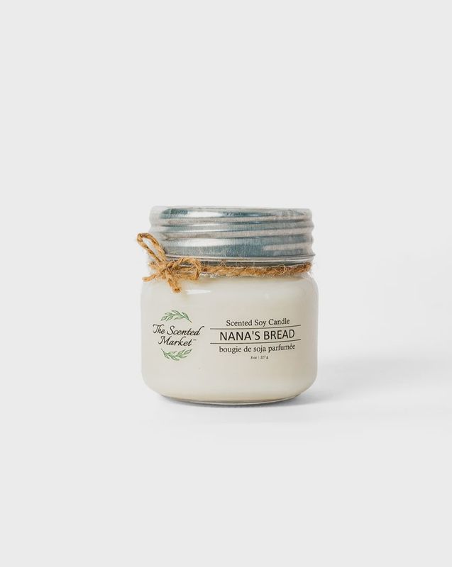 NANA&#39;S BREAD Soy Wax Candle, Size: 8 oz